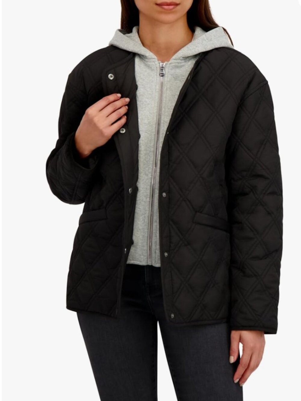 Halifax Traders HFX Quilted Hooded Jacket Black M